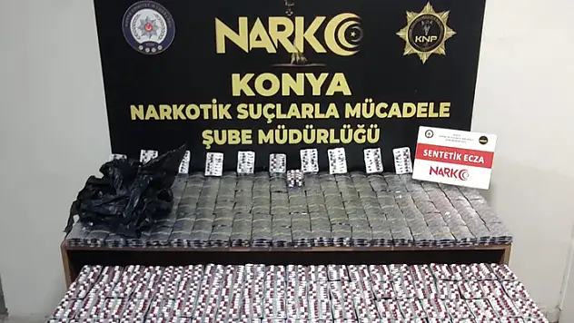 Konya'da uyuşturucu operasyonunda 13 kişi tutuklandı
