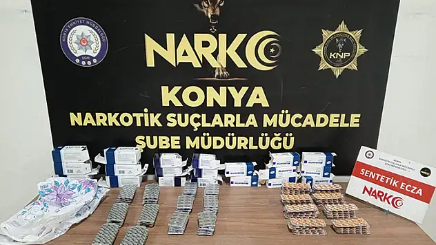 Konya'da uyuşturucu operasyonunda 13 kişi gözaltına alındı

