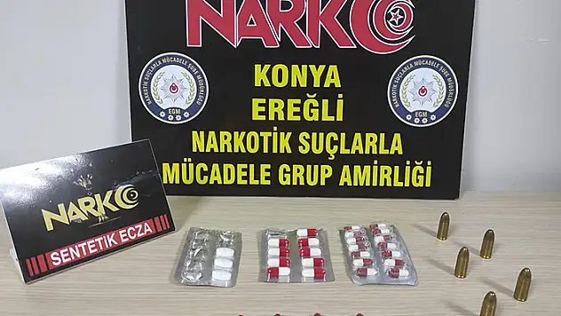 Konya'da uyuşturucu operasyonunda 2 kişi tutuklandı
