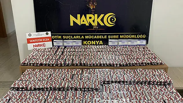 Konya'da uyuşturucu operasyonunda 2 şüpheli yakalandı