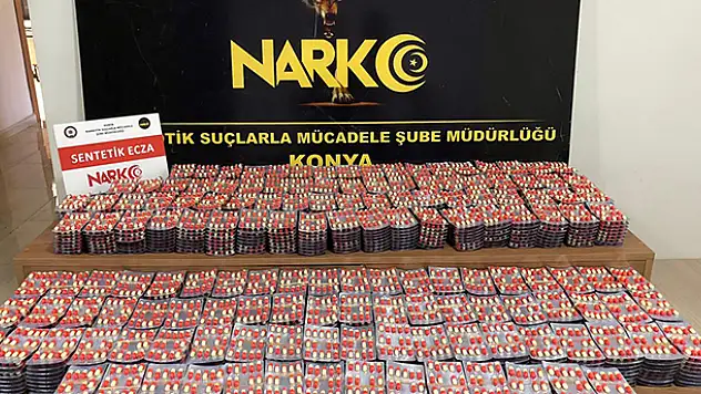 Konya'da uyuşturucu operasyonunda 3 kişi gözaltına alındı