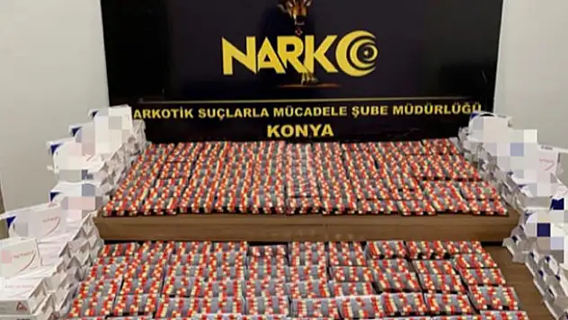 Konya'da uyuşturucu operasyonunda 3 şüpheli gözaltına alındı