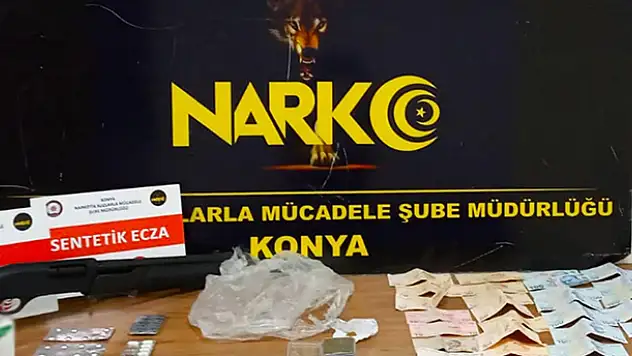 Konya'da uyuşturucu operasyonunda 5 şüpheli yakalandı