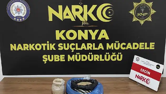 Konya'da uyuşturucu tacirlerine operasyon: 4 tutuklama
