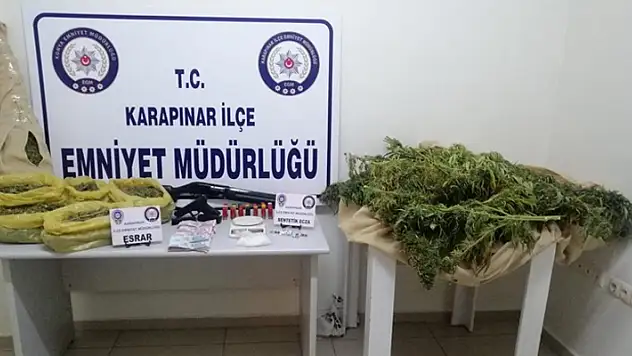 Konya'da uyuşturucu tacirlerine operasyon! 
