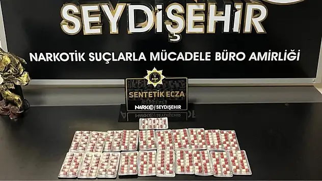 Konya'da uyuşturucuya kovalamacalı darbe