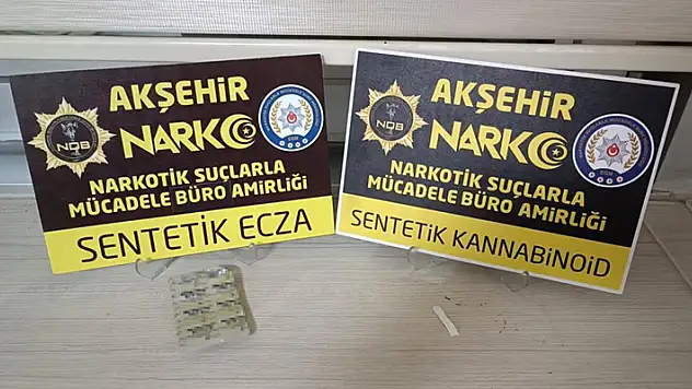 Konya'da uyuşturucuyla yakalanan 3 kişi gözaltına alındı

