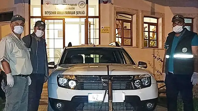 Konya'da yaban keçisi avlayan 2 kişiye 61 bin 998 lira ceza