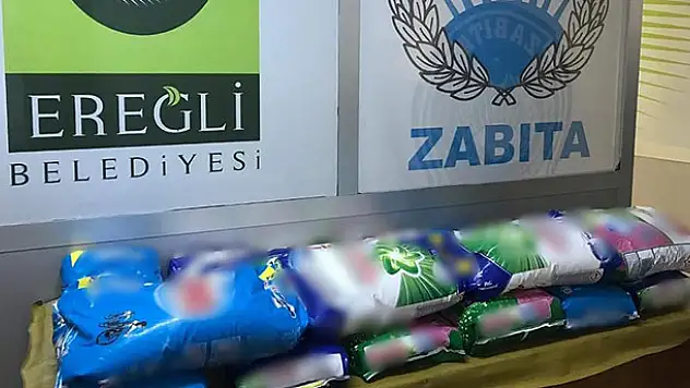 Konya'da yaklaşık bin kilo sahte toz deterjan ele geçirildi