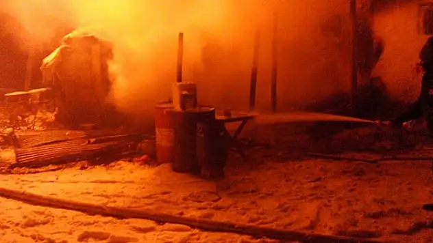Konya'da yangın: 1 yaralı