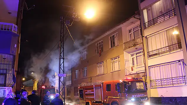 Konya'da yangın