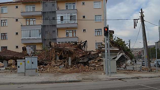 Konya'da yangın
