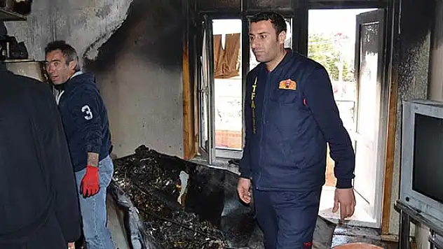 Konya'da yangın