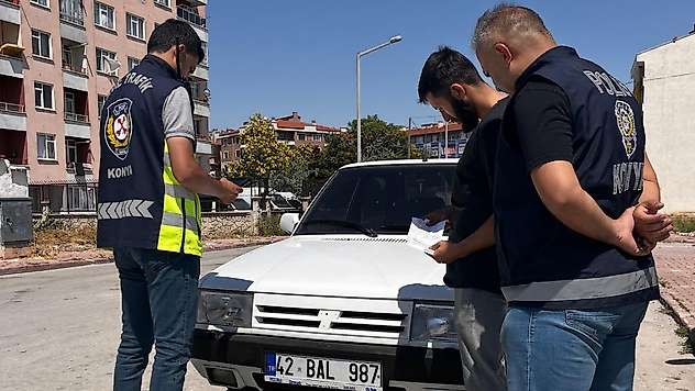 Konya'da yaptığı drift pahalıya mal oldu