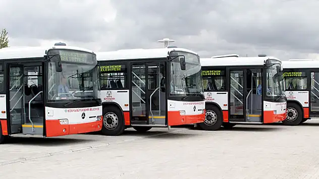 Konya'da yarın ulaşım ücretsiz!