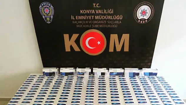Konya'da yasa dışı yollarla getirilen 280 Kovid-19 test kitine el konuldu