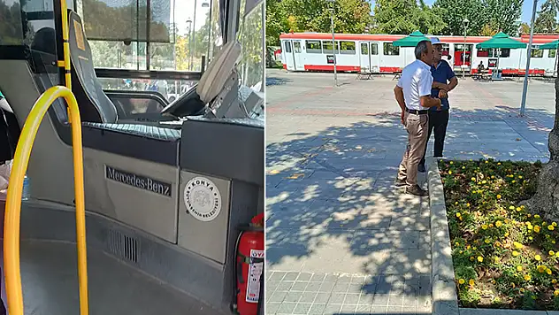 Konya'da yaşandı! Yolcuyla tartışan belediye otobüsü şoförü kontak kapattı