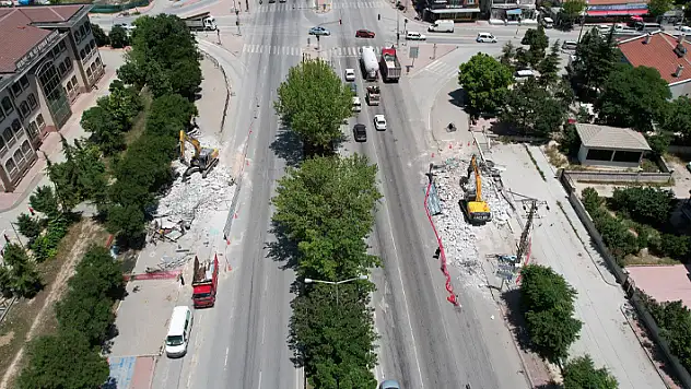 Konya'da Yaşar Doğu Yaya Üst Geçidi'nin yapım çalışmaları başladı 
