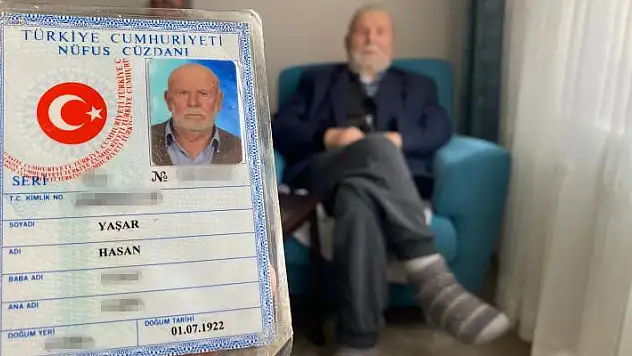Konya'da yaşayan 102 yaşındaki adamın 5 çocuğu ve 55 torunu var