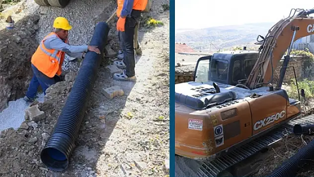 Konya'da yeni kanalizasyon şebekeleri yapımı devam ediyor