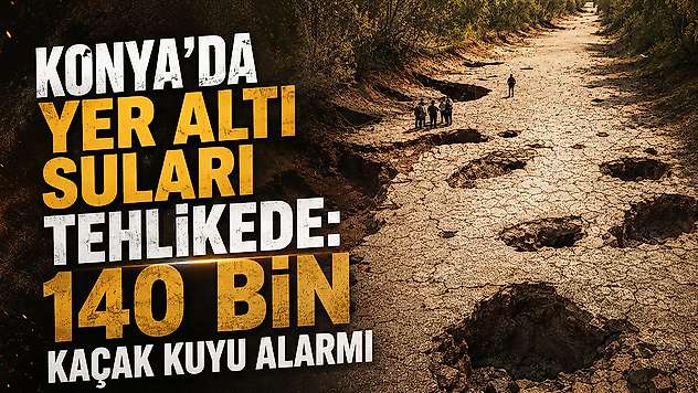 Konya'da yer altı suları tehlikede: 140 bin kaçak kuyu alarmı