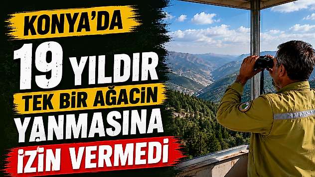 Konya'da yeşil vatanın sessiz kahramanı