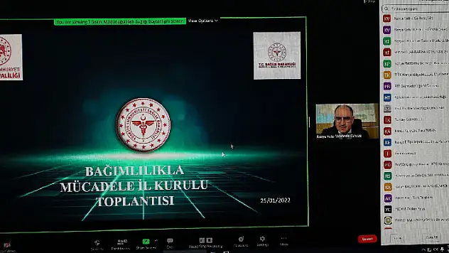 Konya'da yetkililer bağımlılıkla mücadele için toplandı
