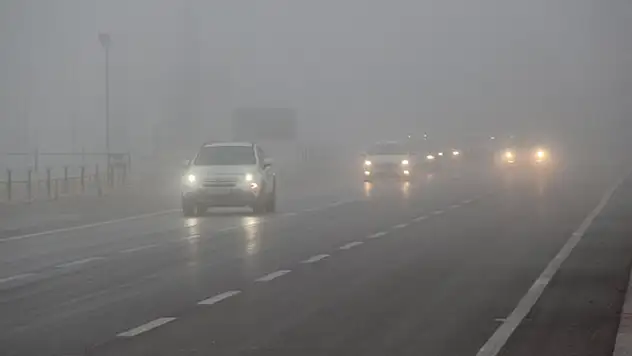 Konya'da yoğun sis etkili oldu
