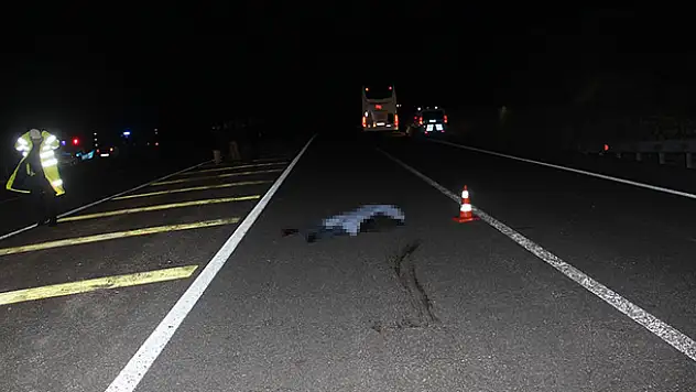 Konya'da yolcu otobüsünün çarptığı yaya öldü