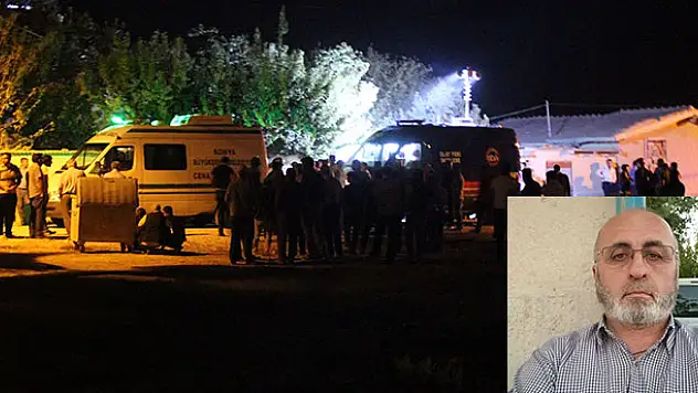 Konya'da yüzleri maskeli şahıslar karı kocayı öldürüp, kızlarını darp etti