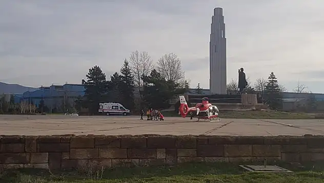 Konya'da zamanla yarış! - Helikopter kalp krizi geçiren hasta için havalandı