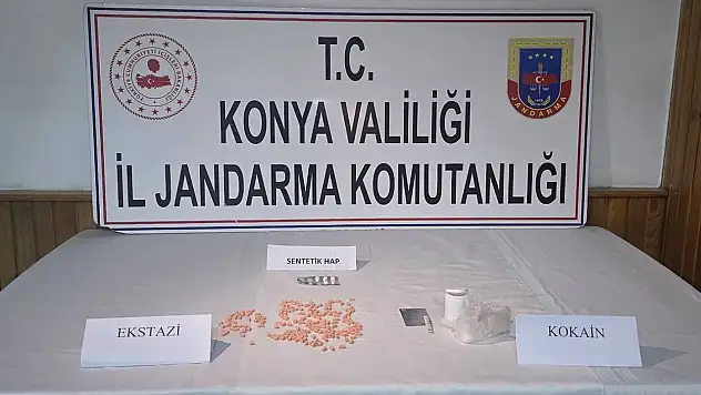 Konya'da zehir tacirlerine geçit yok! Şüpheli tutuklandı