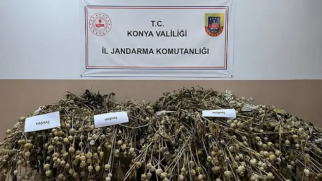 Konya'da zehir tacirlerine geçit yok! Jandarmadan uyuşturucu operasyonu