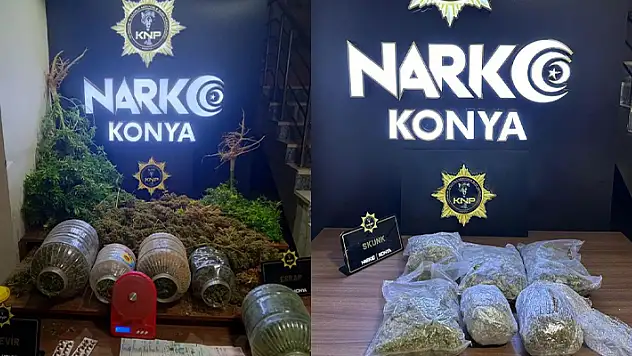 Konya'da zehir tacirlerine operasyon!
