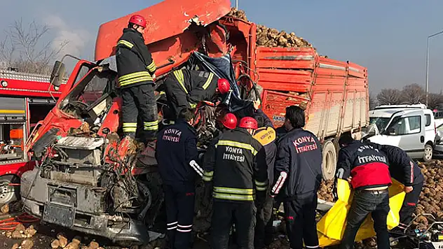 Konya'da zincirleme kaza! 1 ölü