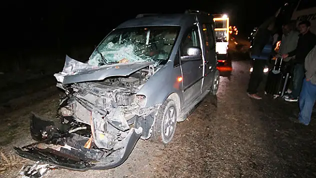 Konya'da zincirleme trafik kazası : 2 yaralı