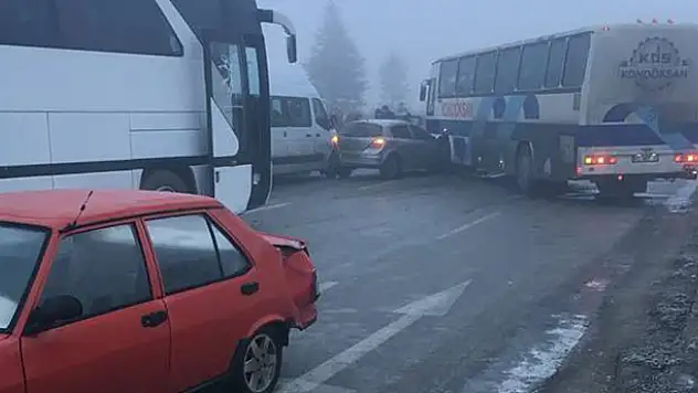 Konya'da zincirleme trafik kazası