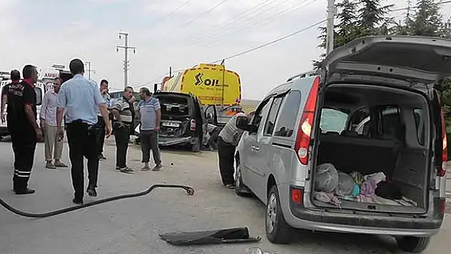 Konya'da zincirleme trafik kazası: 4 yaralı