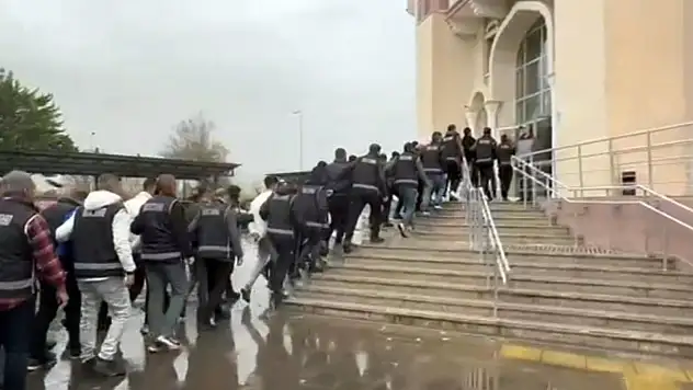 Konya dahil 'Daltonlar' ve 'Casperler' suç örgütü operasyonunda 8 tutuklama