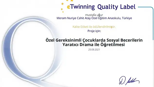 Konya'daki anlamlı projelere kalite etiketi