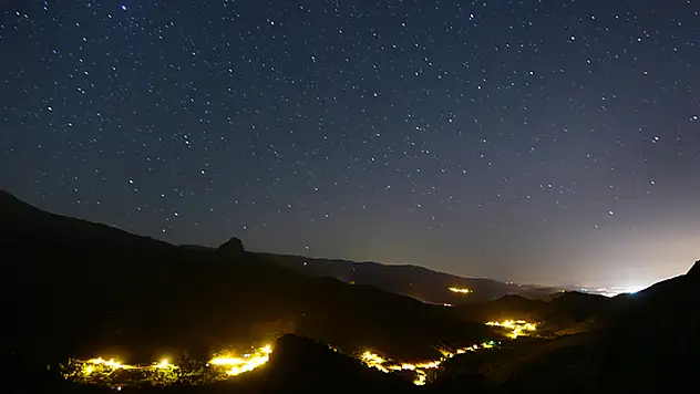 Konya'daki Bolkar Dağlarında gece güzelliği