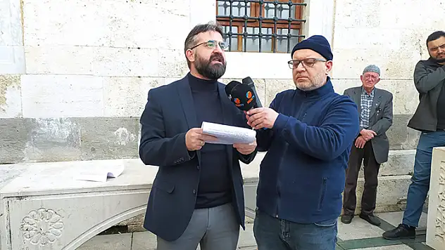 Konya'daki camilerde Gazze için dua edildi