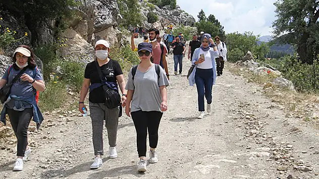 Konya'daki Çamlık mağaraları doğaseverleri hayran bırakıyor