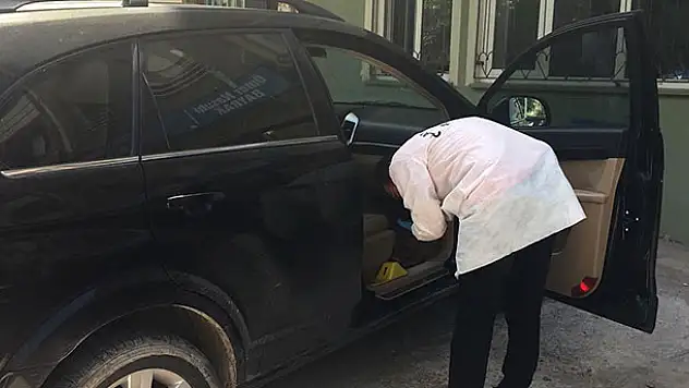 Konya'daki cinayette zanlının aracı bulundu