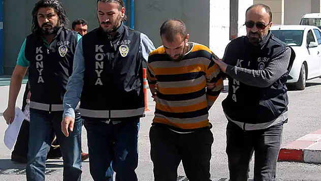 Konya'daki gaspcıyı bandanası yakalattı