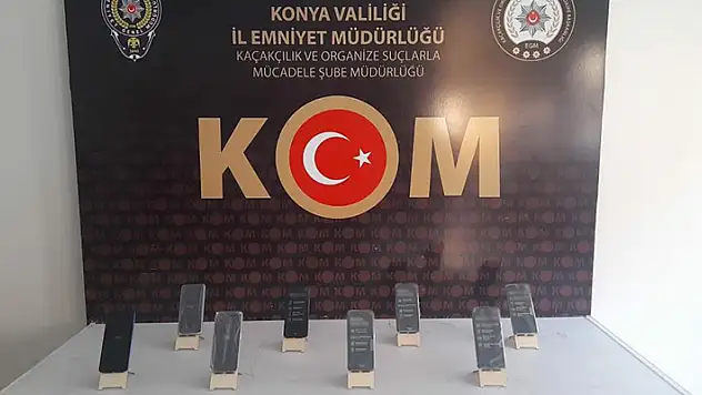 Konya'daki kaçakçılık operasyonunda 2 kişi gözaltına alındı

