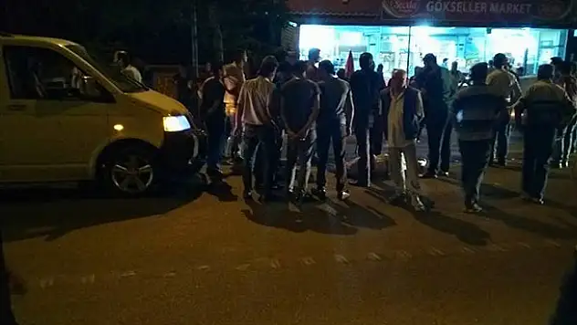 Konya'daki kaza güvenlik kamerasında