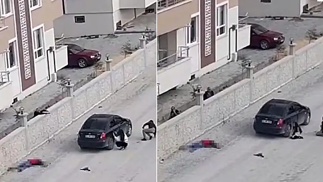 Konya'daki komşu cinayeti kamerada
