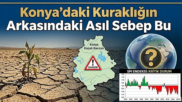 Konya'daki kuraklığın arkasındaki asıl sebep bu!