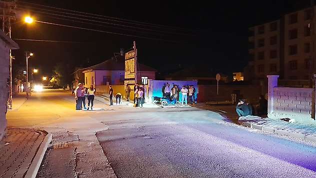 Konya'daki motosiklet kazası yürekleri ağza getirdi